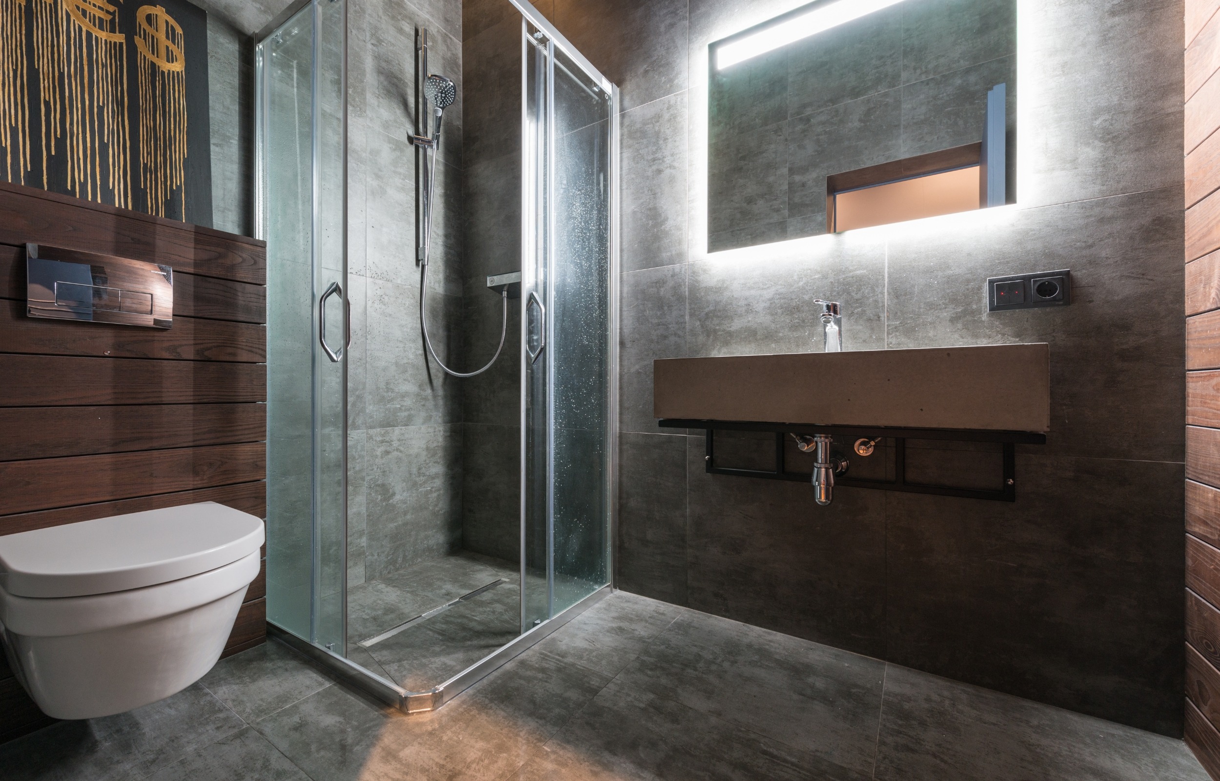 Bathroom Remodel Brown_Gray