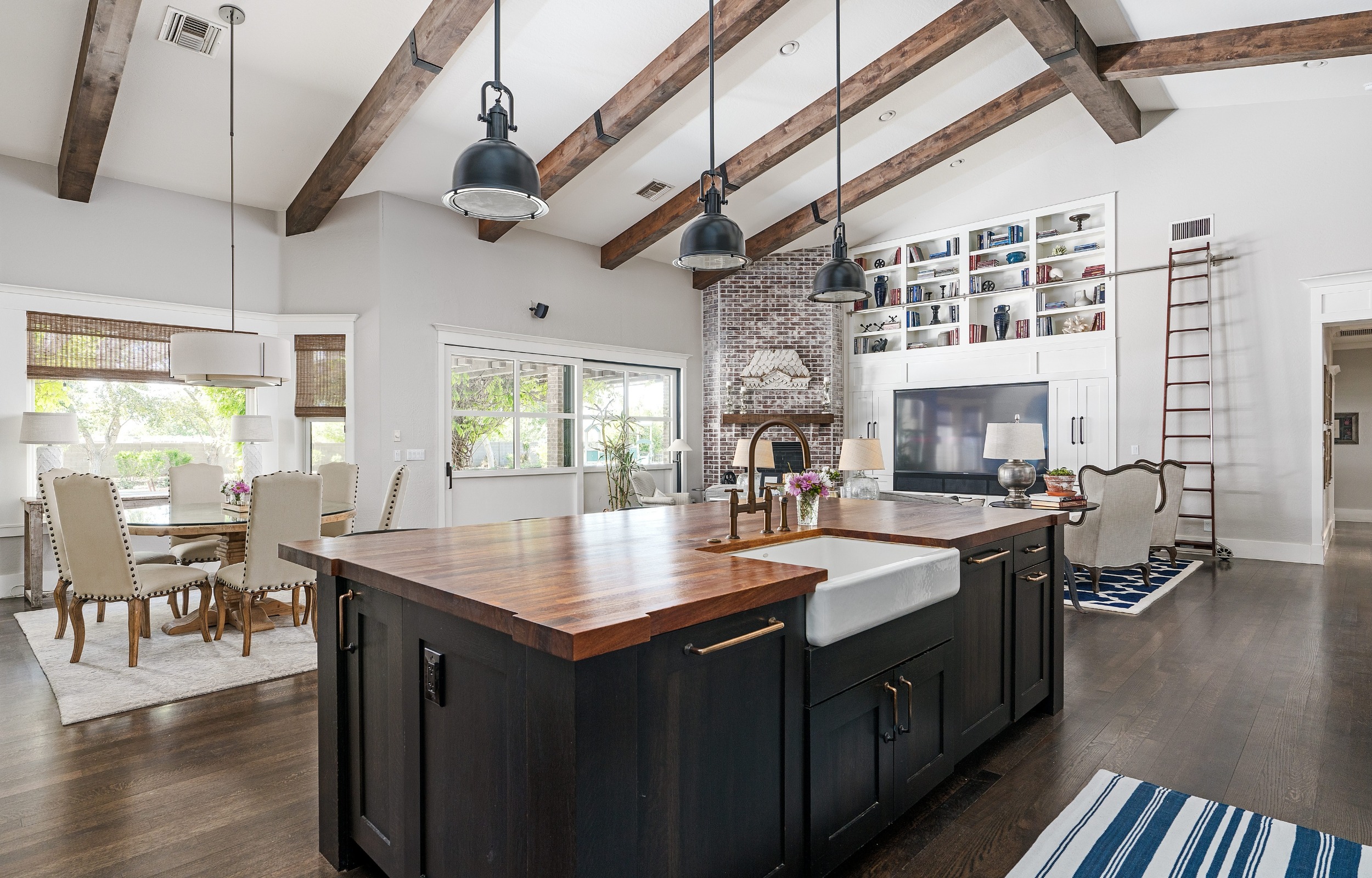 Open Concept Cathedral Ceiling Remodel