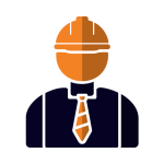Orange & Black Icon - Foreman