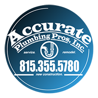 accurate plumbing logo